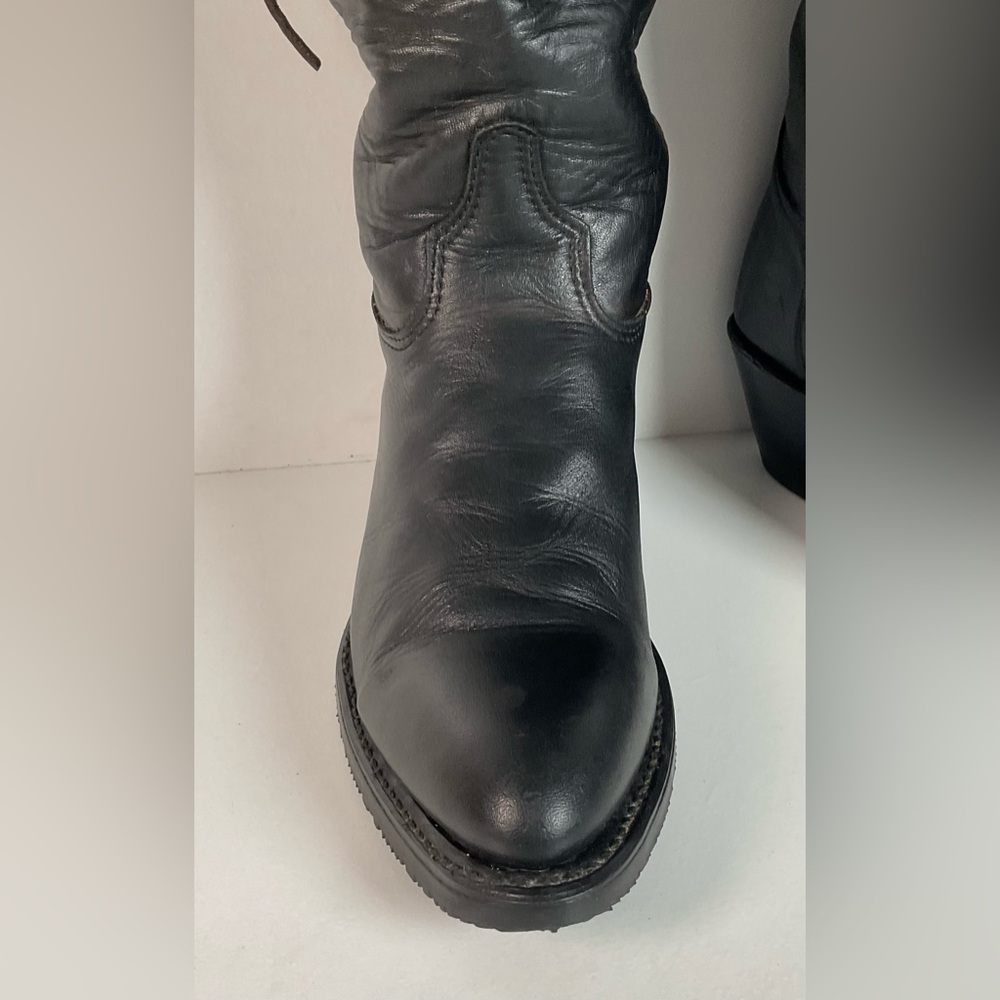 Lady Harley Davidson Motorcycle Boots | Tall | USA Made | Black | Women’s 7 M - Picture 10 of 16